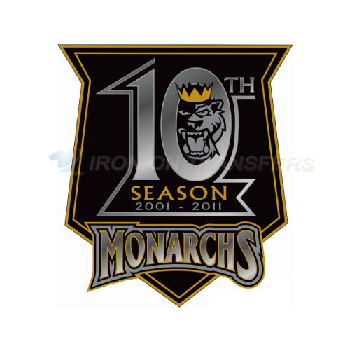 Manchester Monarchs Iron-on Stickers (Heat Transfers)NO.9073